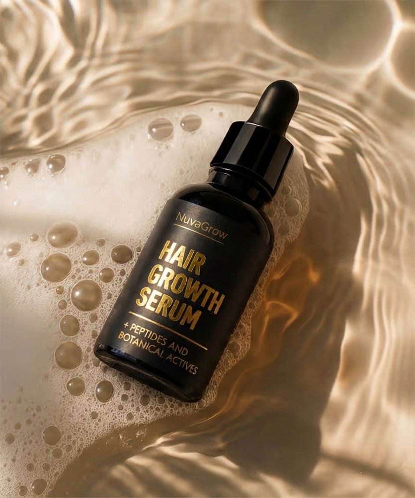 NuvaGrow Hair Growth Serum dropper bottle