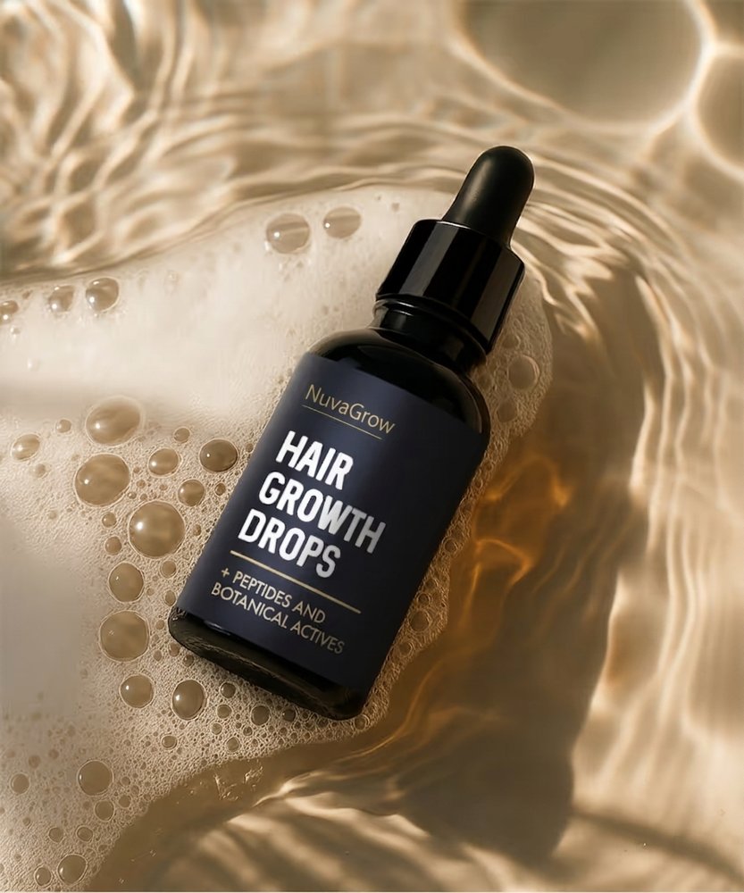 NuvaGrow Hair Growth Drops dropper bottle